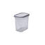 Ensemble de boîte de rangement durable (10 pièces), couleur anthracite, 5 boîtes: 5,5 x 5,5 x 4,0 pouces (39,0 oz liq.), 5 boîtes: 4,1 x 4,1 x 3,5 pouces (50,7 oz liq.) | 100% plastique sans BPA, va au lave-vaisselle, idéal pour organiser la maison e
