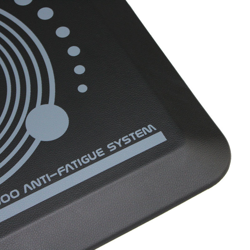 Floortex Anti-Fatigue Mat, Rectangle 50 x 80cm, Midnight Black