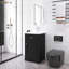 Petit meuble-lavabo autoportant moderne 20 "avec lavabo en céramique-82951692-82951693