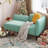 Batya Mid-Century Modern Loveseat with Movable Side Table & Comfortable Foam Seating-508609777