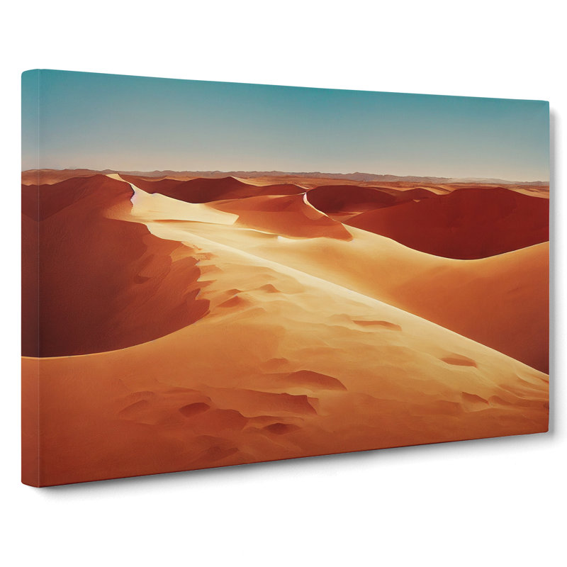 Placid Desert - Wrapped Canvas, 35cm H x 50cm W x 3cm D