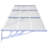 Vidaxl Door Canopy Gray And Transparent Polycarbonate-102412391