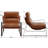 Gerani Faux Leather Armchair-1946015684