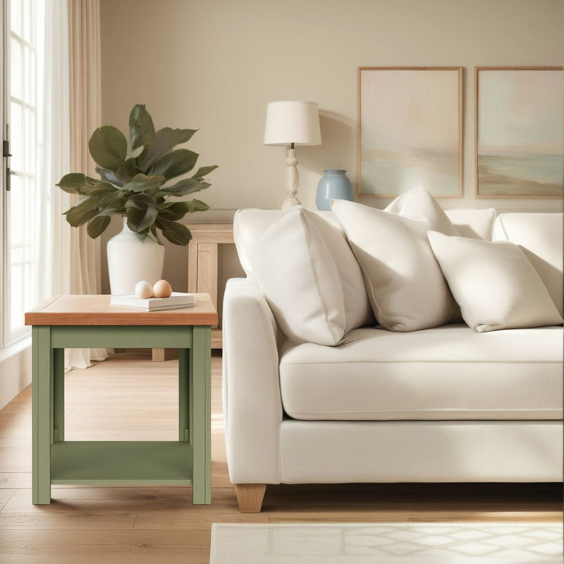 Table d'appoint 24 po Sage and Fruitwood