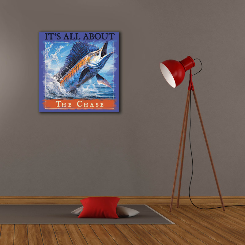 Toile épique Graffiti «The Chase» par Jim Baldwin, 26 po x 26 po