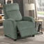 Fauteuil inclinable moderne avec dossier en velours côtelé et structure en bois massif pour un salon confortable-1111076043