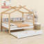Lit en bois avec couchette et tablettes Creative House-134492433