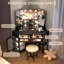 Coiffeuse moderne avec miroir lumineux Chantle-1435446358