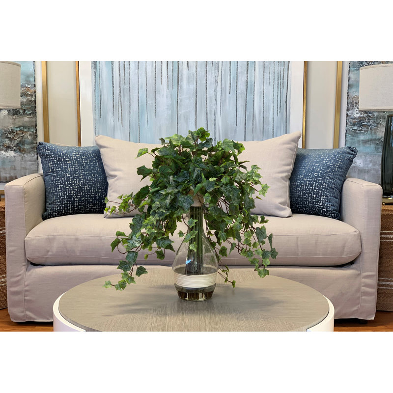 Jenner Faux Ivy Plant in Glass Vase