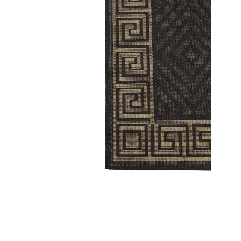 Tapis d'extérieur gris anthracite Furnish My Place 2, Rectangle de 2 pi x 3 pi
