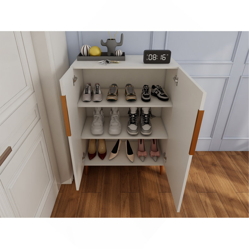 Buffet blanc moderne avec poignées dorées pour la cuisine, organisateur de mobilier de salle à manger