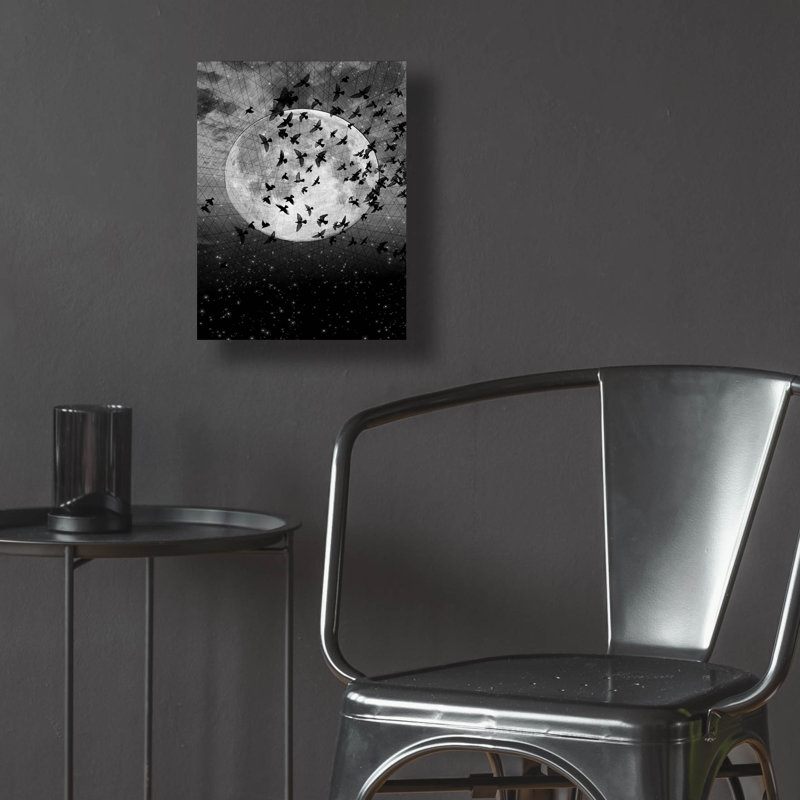 «Beyond The Horizon» par Elo Marc, art mural en verre acrylique, H 16 po x l 12 po x P 0,13 po
