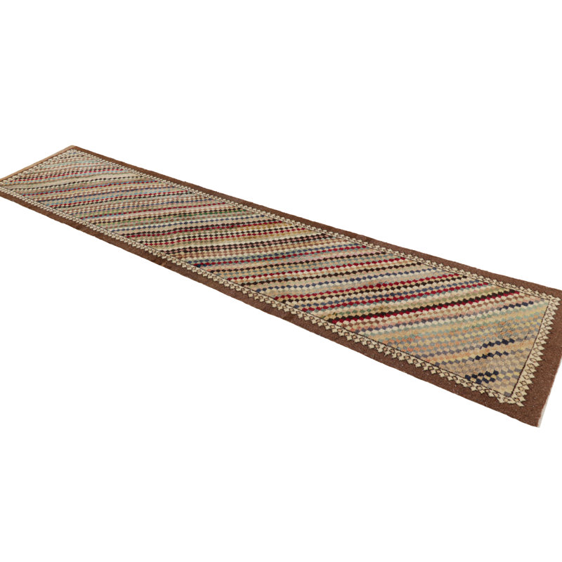 One-of-a-Kind 2’8”x11’10” Hand Knotted Area Rug