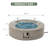 Outdoor Concrete Propane Fire Pit Table-721743952