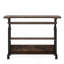 Bureau portatif 32 pouces avec prises de courant, table d'appoint à hauteur réglable, canapé, table de chevet, chariot pour ordinateur portable avec ports USB, petit bureau mobile avec plateau à clavier, 