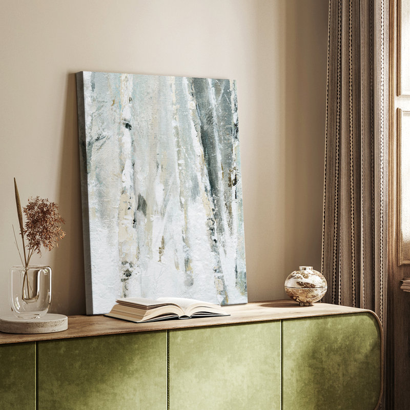 Snowy Birch II -Custom Wrapped Gallery Cavas
