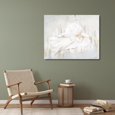 Red Barrel Studio® Kissell, Mackenzie Gallery Wrapped Canvas Art Titled: Nativity Angel I