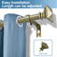 Plemmons Adjustable 0.62'' Single Curtain Rod-303120779-303120791