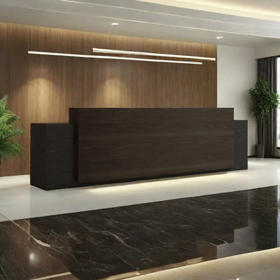 110.23” Elegant Writing Desk, Computer Table & Front Desk
