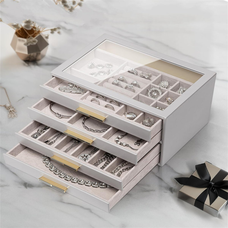 Royza Jewellery Box +, Gray