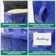 8 Pack 24 Gal Large Moving Bags With Zipper And Carry Handles, Reusable Storage Totes For Clothes, Dark Blue