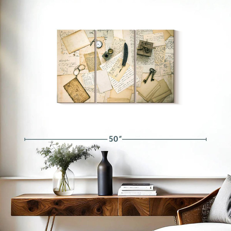 Senne Antique Letters, 20" H x 33" W