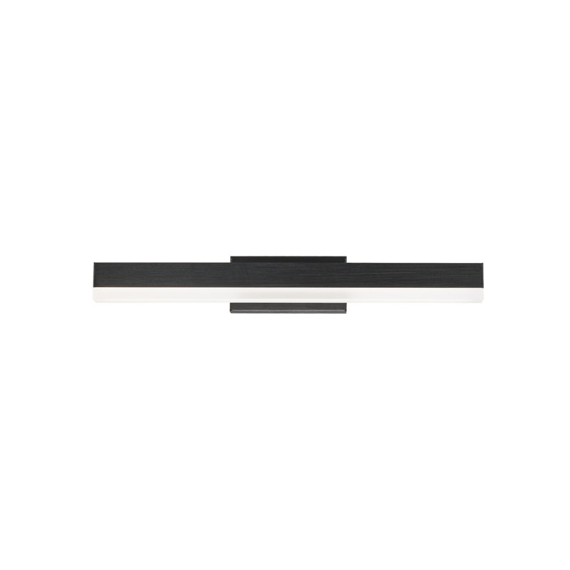 1-Light Dimmable LED Bath Bar, Black