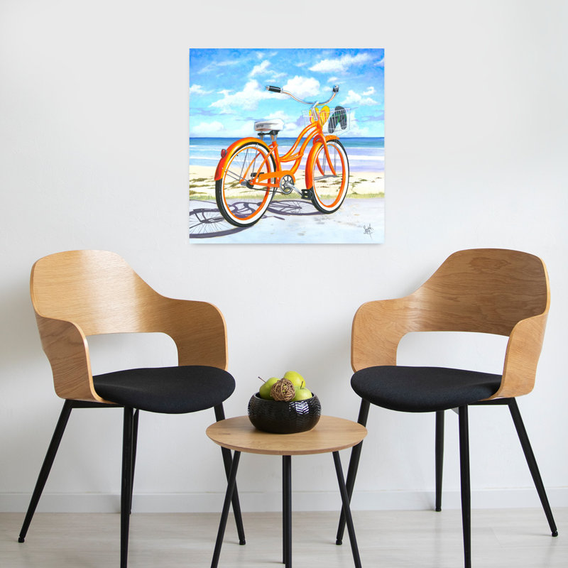 My Orange Pride, art de l'océan côtier, H 24 po x l 24 po