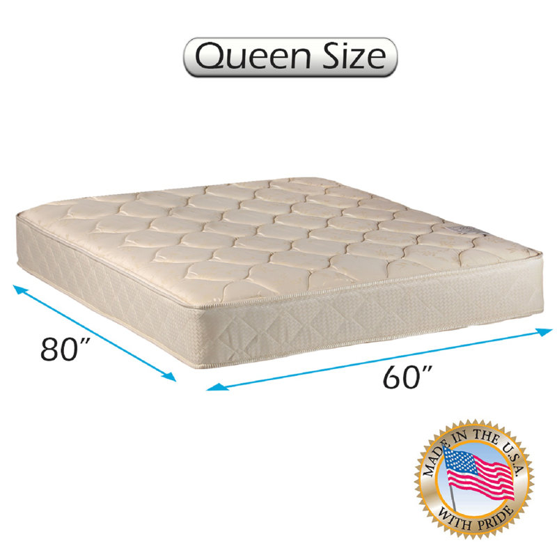 Mccready Two-Sided 9" Firm Innerspring Mattress, Queen