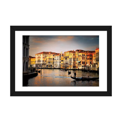 « vénitien lueur, venice, italie », reproduction de photo sur toile