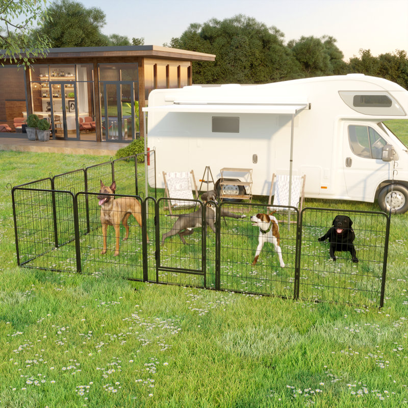 Enclos d'exercice 16 plis pour chien