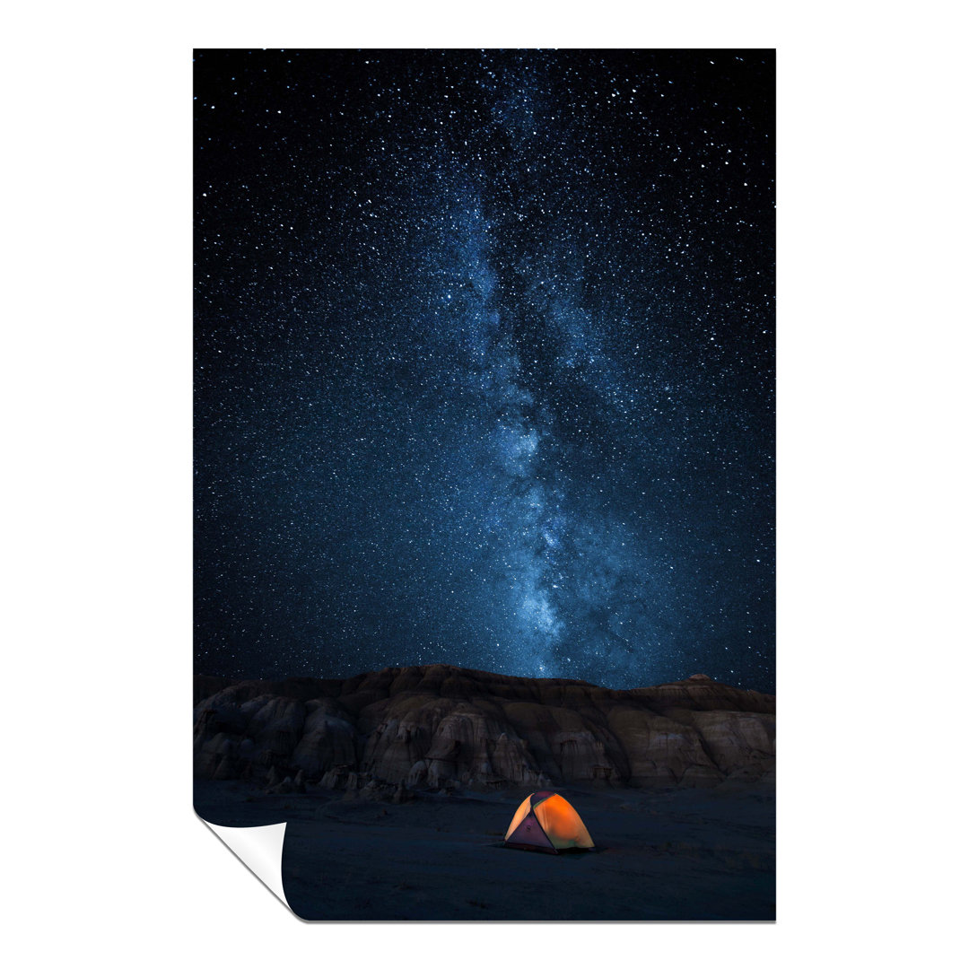 Panther Print Fine Art Prints Blue Night Sky & Stars Artistic Unframed Poster, Pictures For Home Walls, Bedroom, Living Room & Bathroom Decor