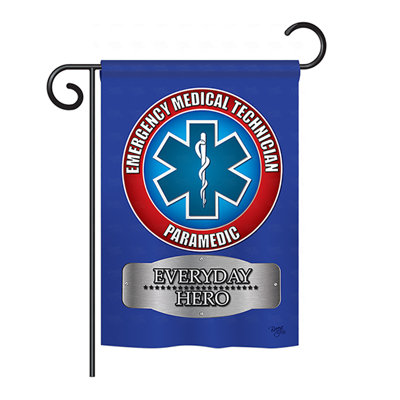 Drapeau de jardin en polyester 2 côtés emt