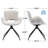Julianno 19" H Modern Swivel Dining Chairs-486082801