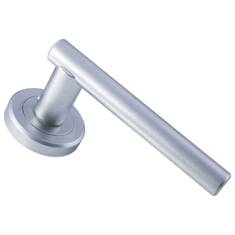 Valarie Latch Door Handle, Satin Chrome