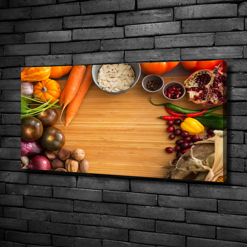 Autumn Vegetables - Wrapped Canvas Print