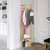 Merrillyn 15.04'' Solid Wood Clothing Rack