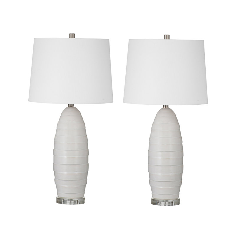 Marisol 30" Ceramic Table Lamp, Set of 2