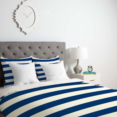 Holli Zollinger Traditional Striped Duvet Cover