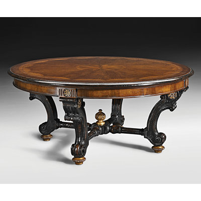Table de salle à manger en bois massif noyer 84 "