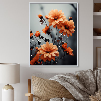 " Peach Flowers Autumn Tapestry I "