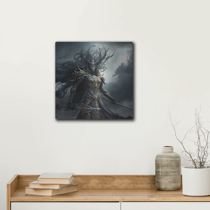 Trinx 'Overlord' by r3darch0n Metal Wall Art, 36" x 36", 12" H x 12" W