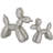 Porcelain Ceramic Balloon Dog Decorative Sculpture Set-51955249
