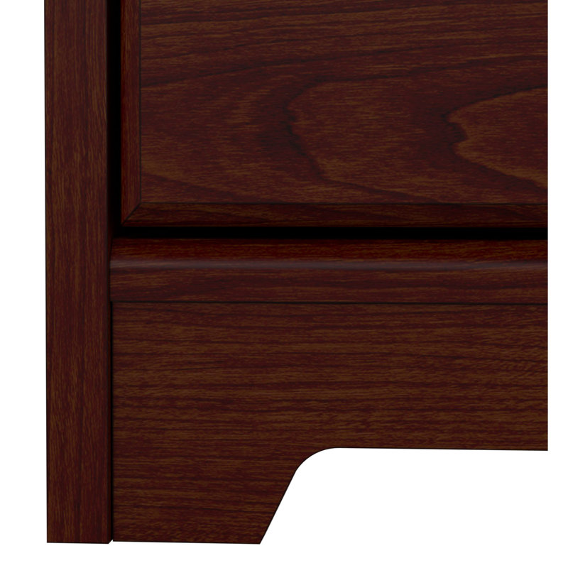 Bureau d'ordinateur en L Ozro, Cerisier moisson, H 30 po x l 60 po x P 65,2 po