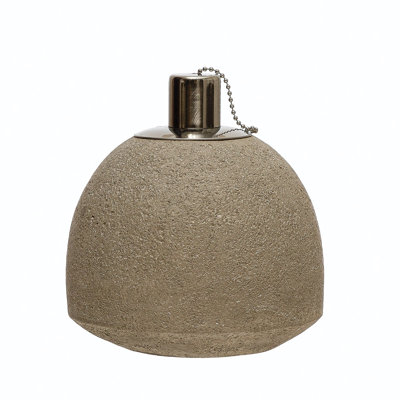 Lampe à huile en grès