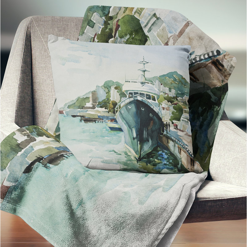 Coussin Landscape, 16 po x 1 po, Carré