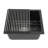 Undermount Kitchen Sink Quartz Single Bowl Kitchen Bar Sink with Roll Up Rack-109101371-128836848