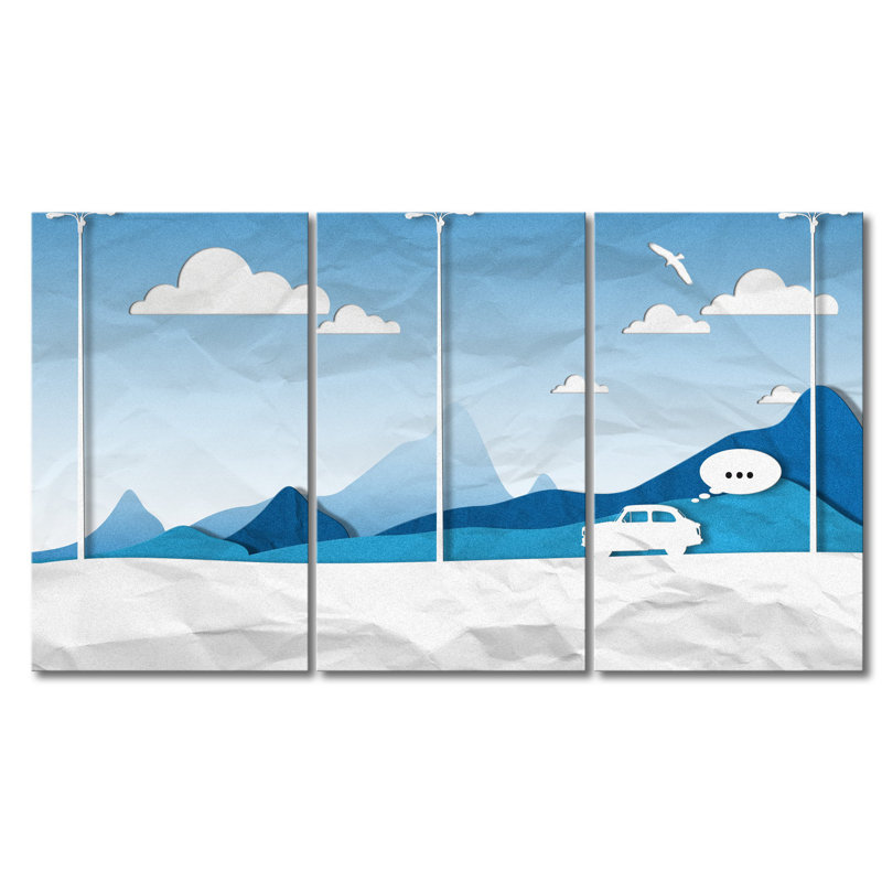 3 Piece Wrapped Canvas Print