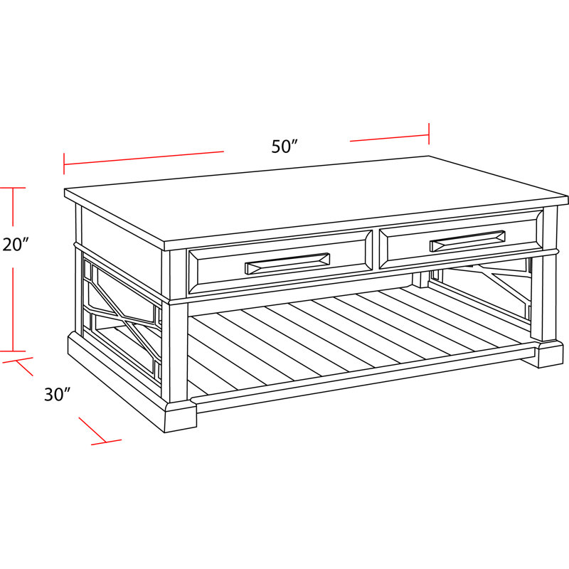 Table basse avec 2 tables d'appoint Zenna