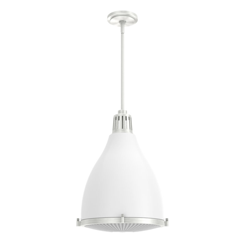Bluff View 3 - Light Dome Pendant, Medium, Fresh White, 3 Lights
